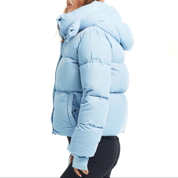 New Sam Sydney Velvet Puffer Jacket 